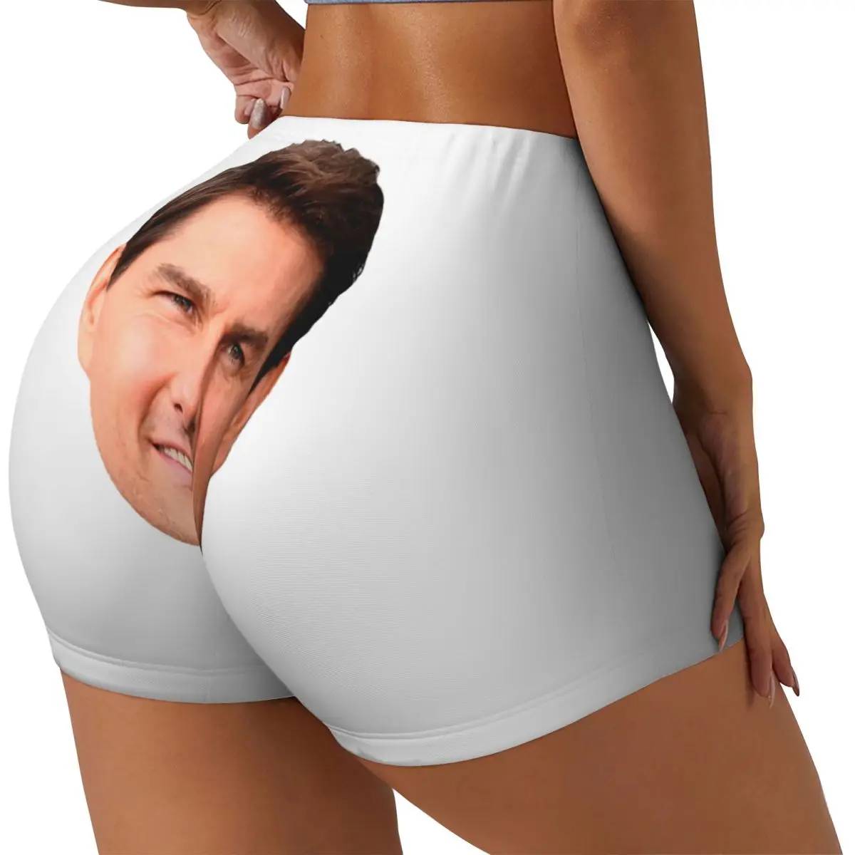 

Женские шорты для бега в тренажерном зале с вырезом на заказ Tom Cruise, спортивные шорты для волейбола, байкера, йоги