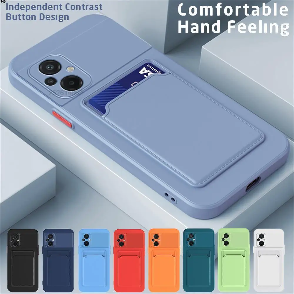 For Huawei Nova Y61 Case Card Slot Holder Square Silicone Coque Cover Hauwei Nova Y 61 61Y Novay61 4G Shockproof Fundas 6.52inch