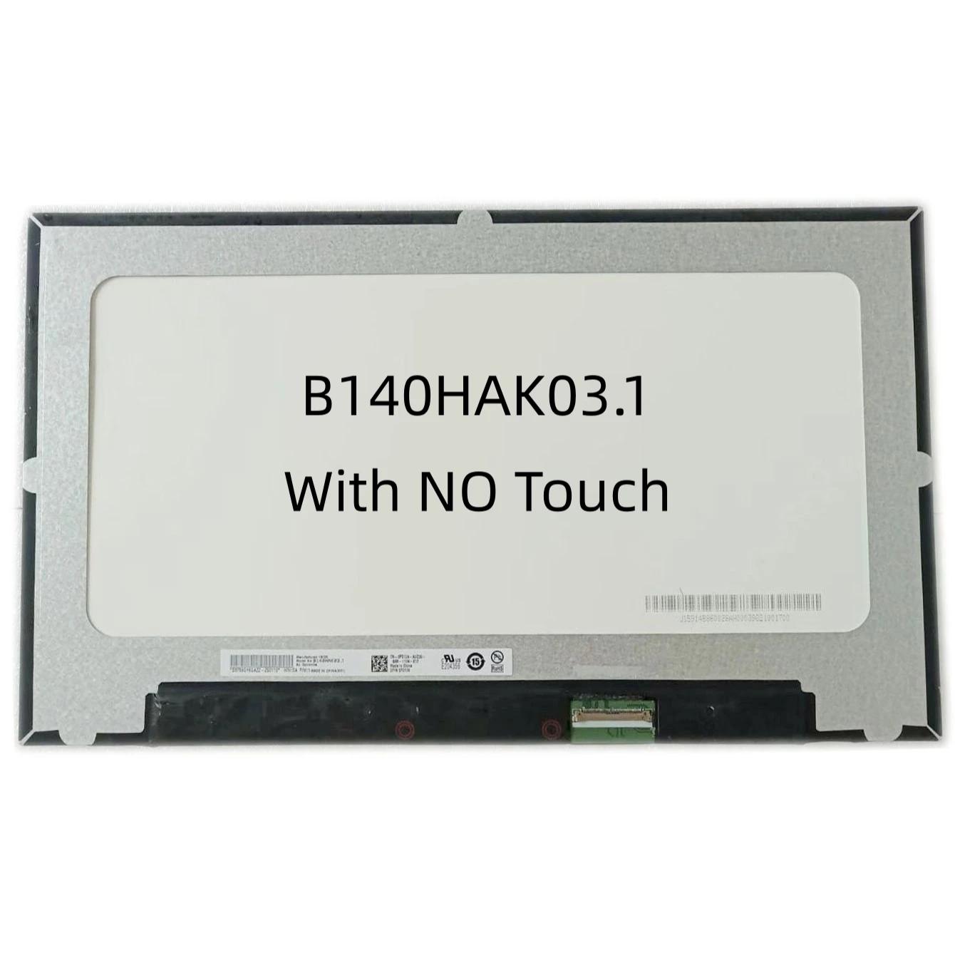

No-TOUCH For DELL Latitude 5410 B140HAK03.1 LED Display Laptop Screen Matrix 1920x1080 40 PIN