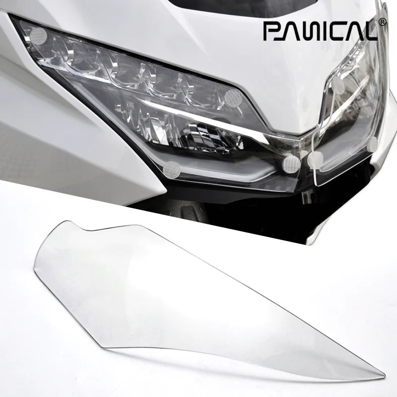 

Panical Motorcycle Headlight Guard Light Lens Cover Eadlight Protector Glass 2018-2025 For Honda Goldwing GL1800 F6B
