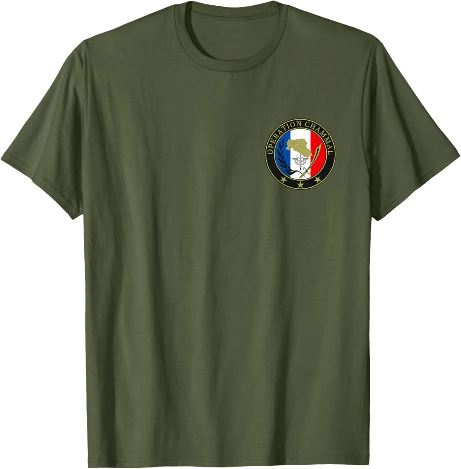 Opération Chammal Militaire French Military Operation T-Shirt Short Sleeve Casual 100% Cotton Men Shirt
