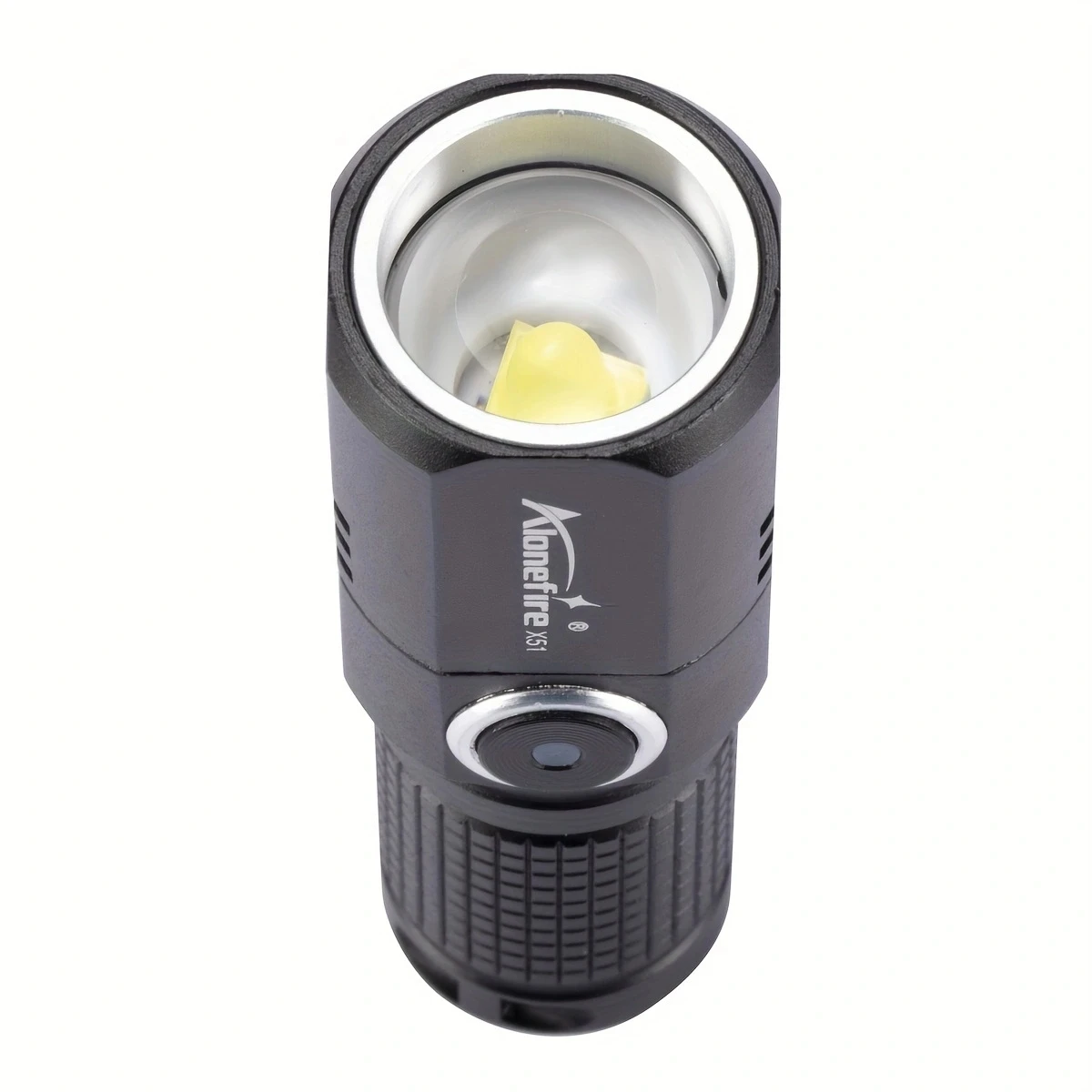 Zoomable High Bright Palm Small Mini Flashlight Type-C Rechargeable Portable Hiking Camping Fishing Night llighting flash light