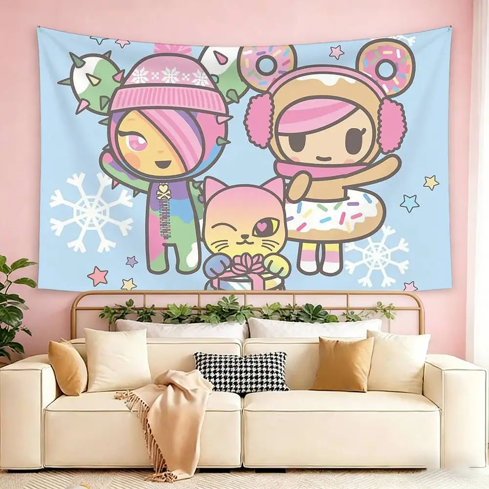 Anime T-TokidokiS Flags Suitable For Party Club Outdoor Interior Wall Decoration Banner Fans