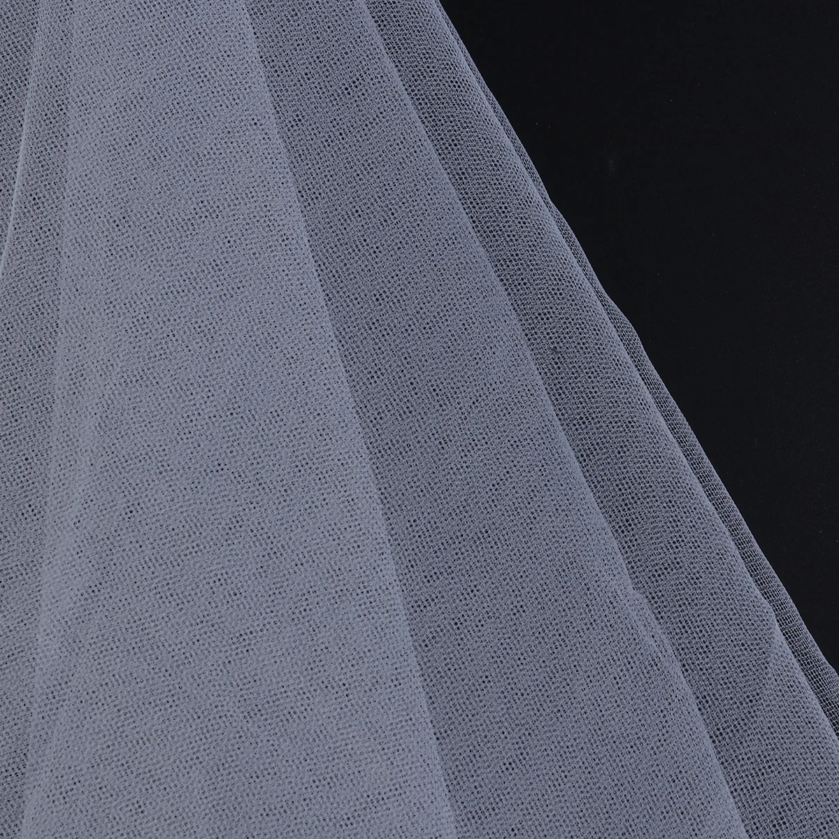 

1.5m Bridal Wedding Veil Transparent Mesh Bride White Flower Trimmed Pretty Attractive Perfect Engagement Propose