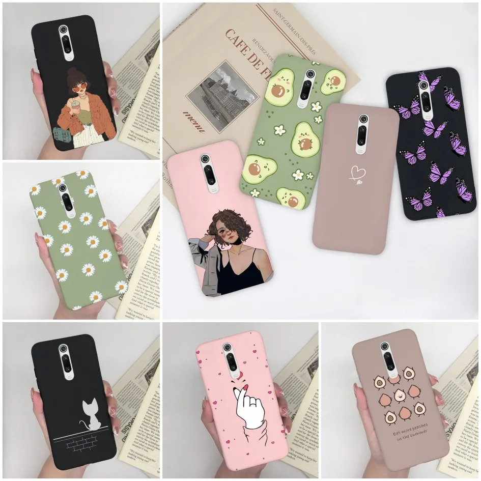 Case For Xiaomi Mi 9T Pro Redmi K20 Pro Fashion Shockproof Butterfly Daisy Silicone Case For Xiaomi Mi 9TPro Redmi K 20 Pro Capa