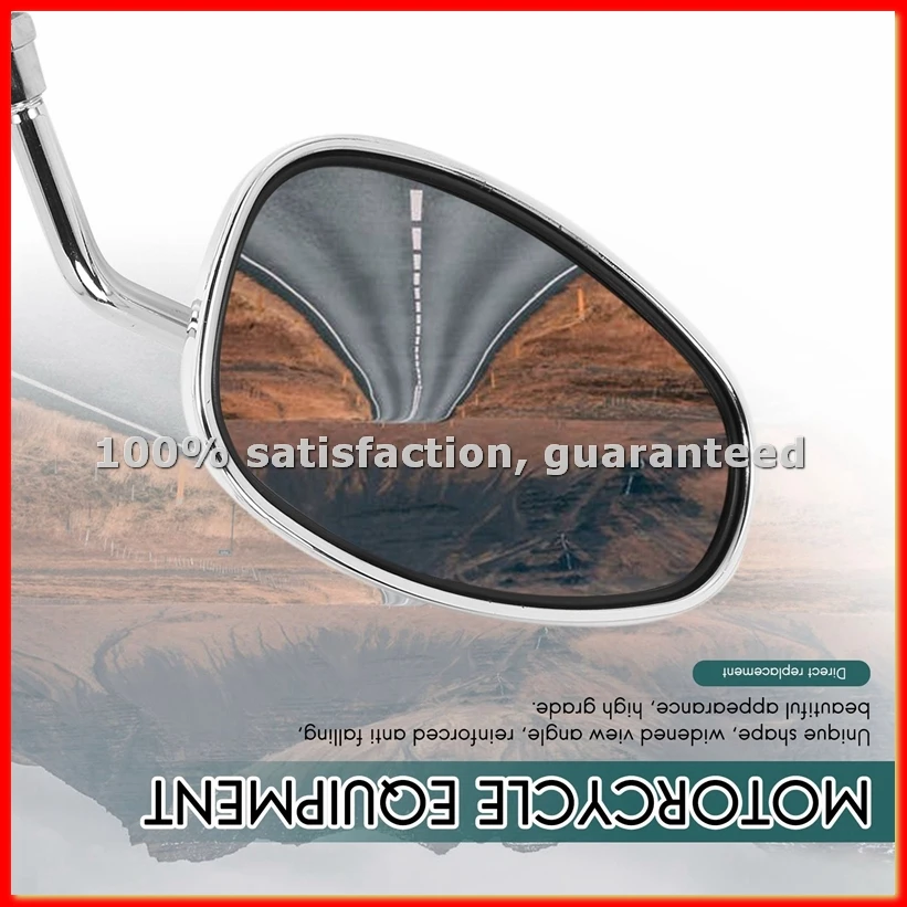 

Хромированные зеркала для мотоциклов Shadow Spirit 750 1100 VTX1300 VTX1800, 10 мм-ABWY