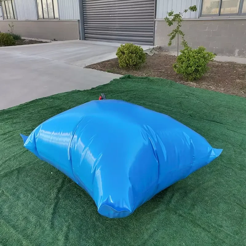 Cheap PVC Transport Water Storage Bag Pillow Shape Soft Folding Portable Water Tank 1000 2000L Liters Factory Sales