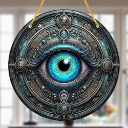 Mysterious witchcraft eye sign,window hanging art decorative acrylic sign,hanging window decoration,colorful home,holiday gift