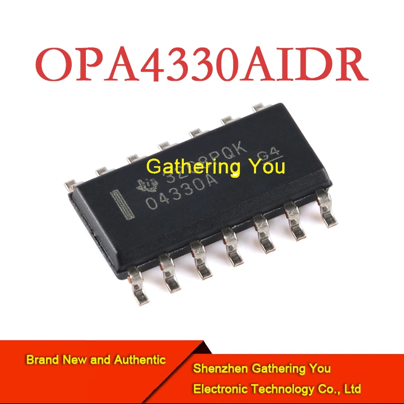 

OPA4330AIDR SOP-14 operational amplifier Brand New Authentic