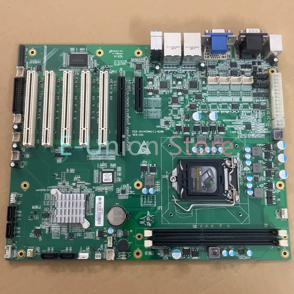 ECO-1816V2NA (C) -6COM VER: C00 5PCI Slot Industrial Control Motherboard EC0-1816V2