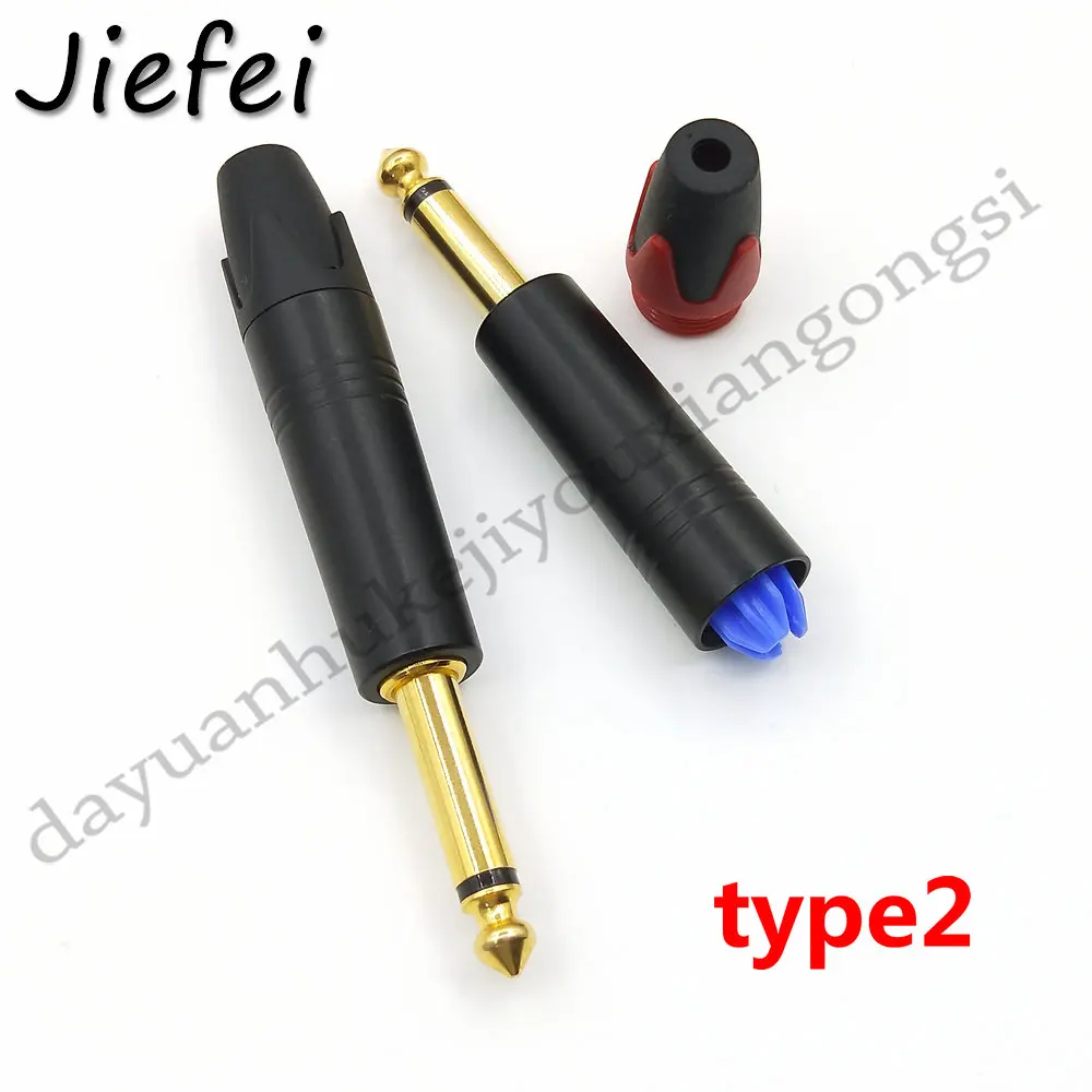 Imagem -05 - Polegada 6.35 mm Mono Estéreo Jack Macho Plug Conector de Solda Faça Você Mesmo para Microfone Suporte Dropshipping 20100 Peças 4