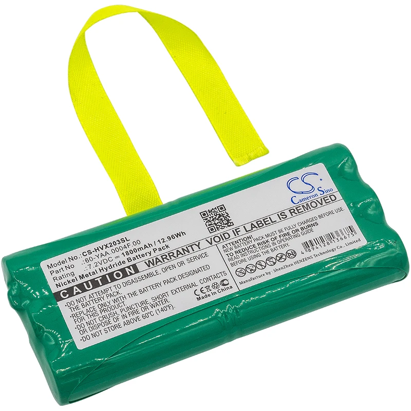 

Replacement Battery for HumanWare VictorReader ClassicX 7.2V 1800mAh Ni-MH - 202VRC, 203VRC