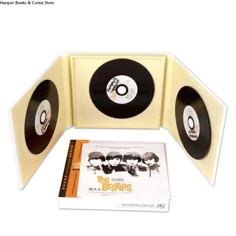 3CD, colección de CD de los Beatles: CD de música rock clásica, canciones Oldies euroamericanas, colección legendaria de rock clásico