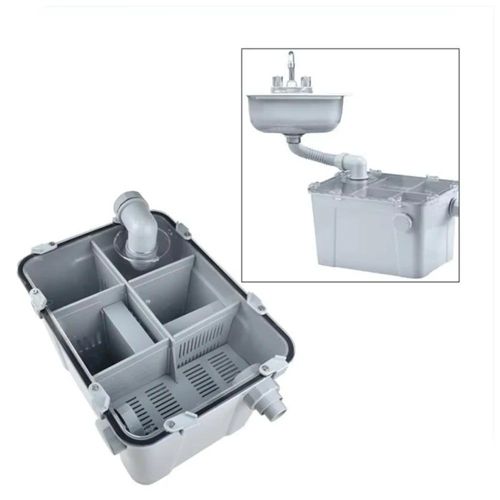 Dental Gypsum Powder Trap Filter Sediment Tank for Dental Lab Plaster Stone Waste Collector with Fine Mesh Screen