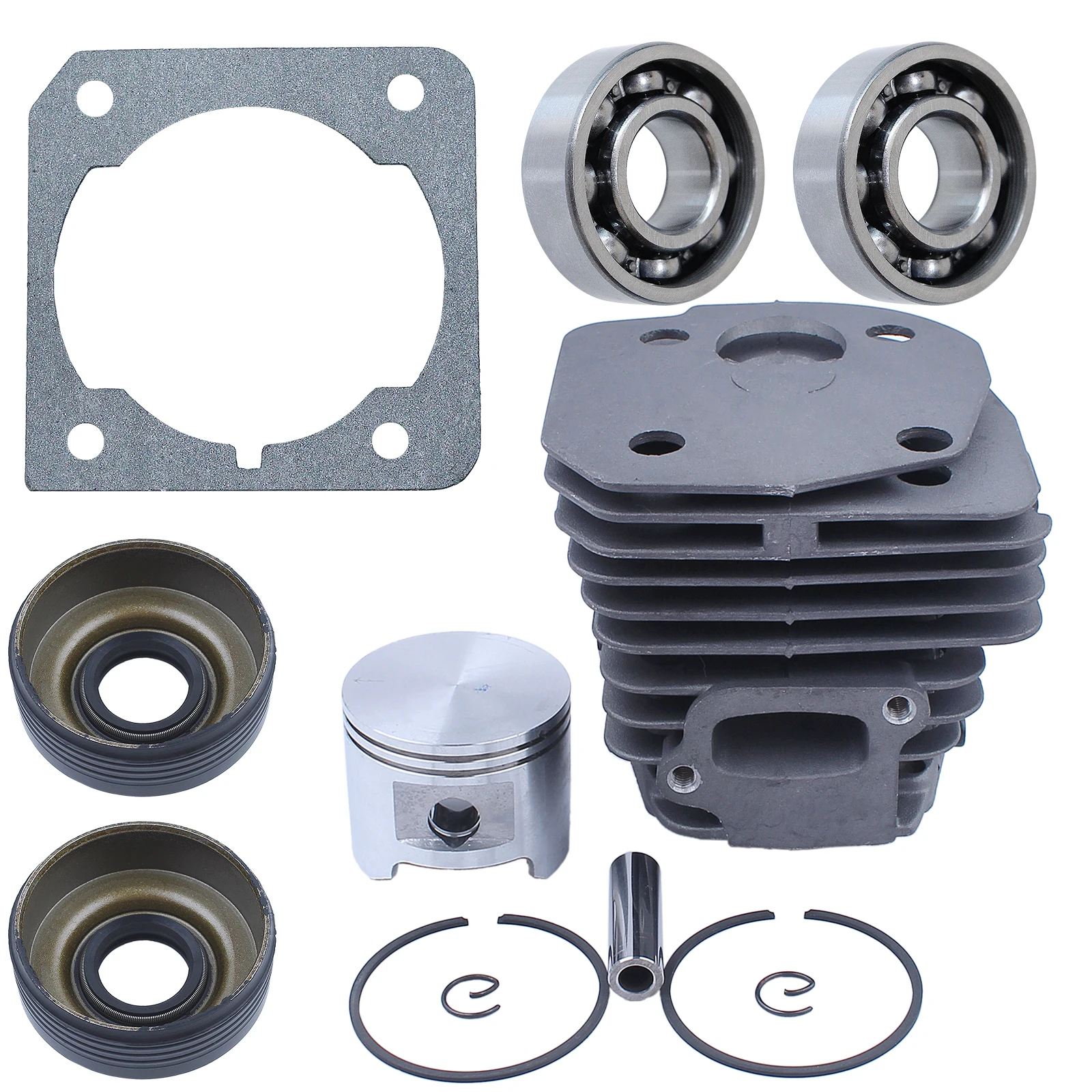 Imagem -05 - Cilindro Pistão Oil Seal Bearing Kit para Husqvarna 45 mm 353 346xp 350 Chainsaw 537253002 503862803