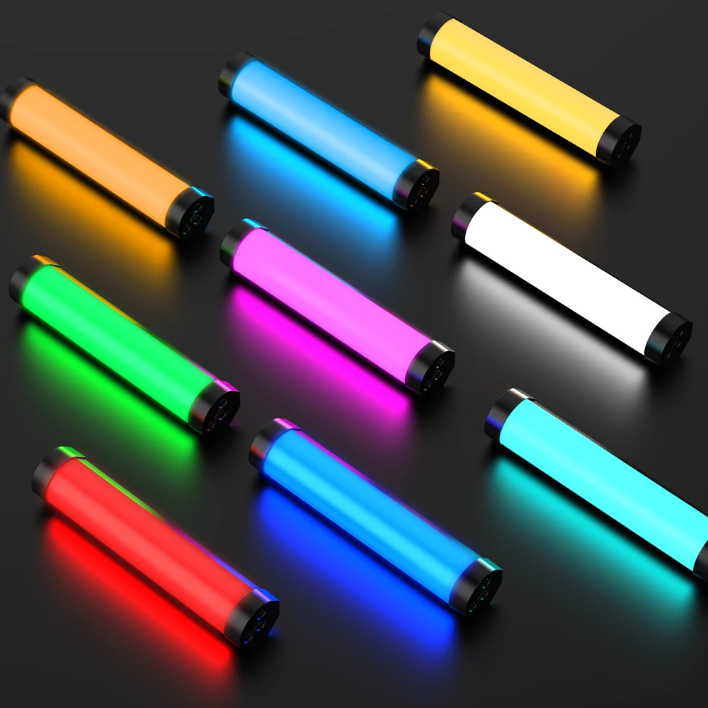 LUXCEO V8 RGB Light Wand Stick Handheld Led Lamp Photography Photo lighting 3000-6000K for TikTok Video Vlog