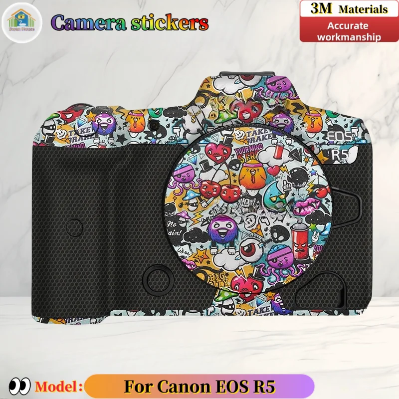 

EOSR5 For Canon EOS R5 Camera stickers, DIY skin,Precision tailoring wear-resistant protective film