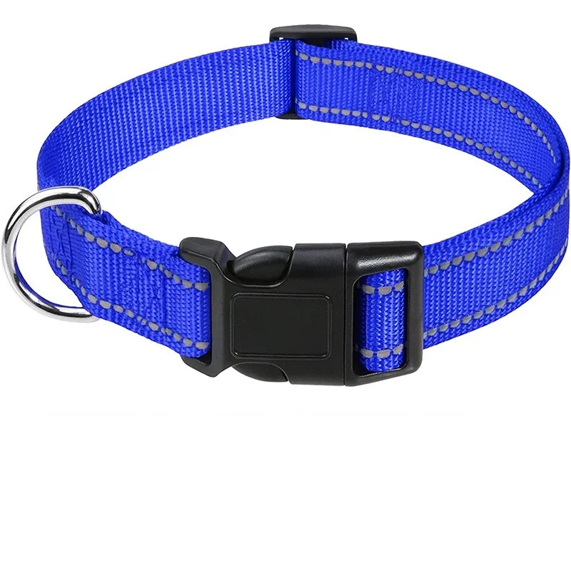 Reflective Nylon Dog Collar For Small Medium And Large Dogs_voghion.com