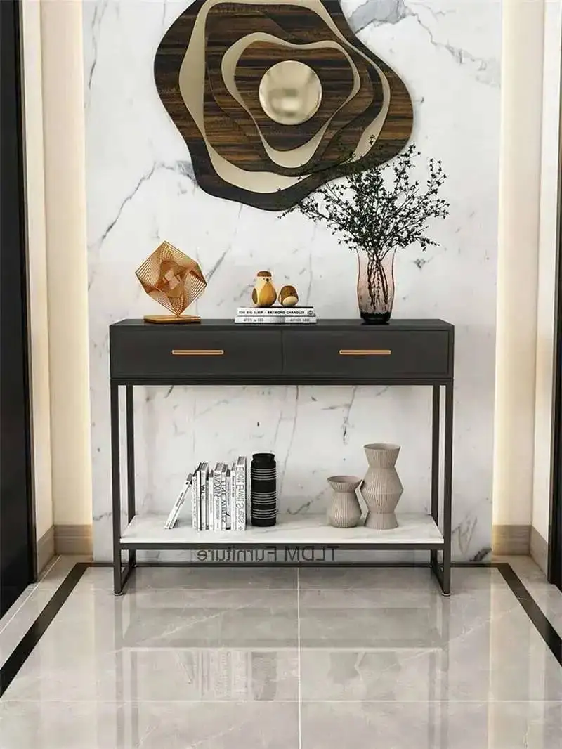 for Nordic Console Tables Creative Living Room Partition Decorative Cabinets Home Furniture Modern Simple Console Table Hallway