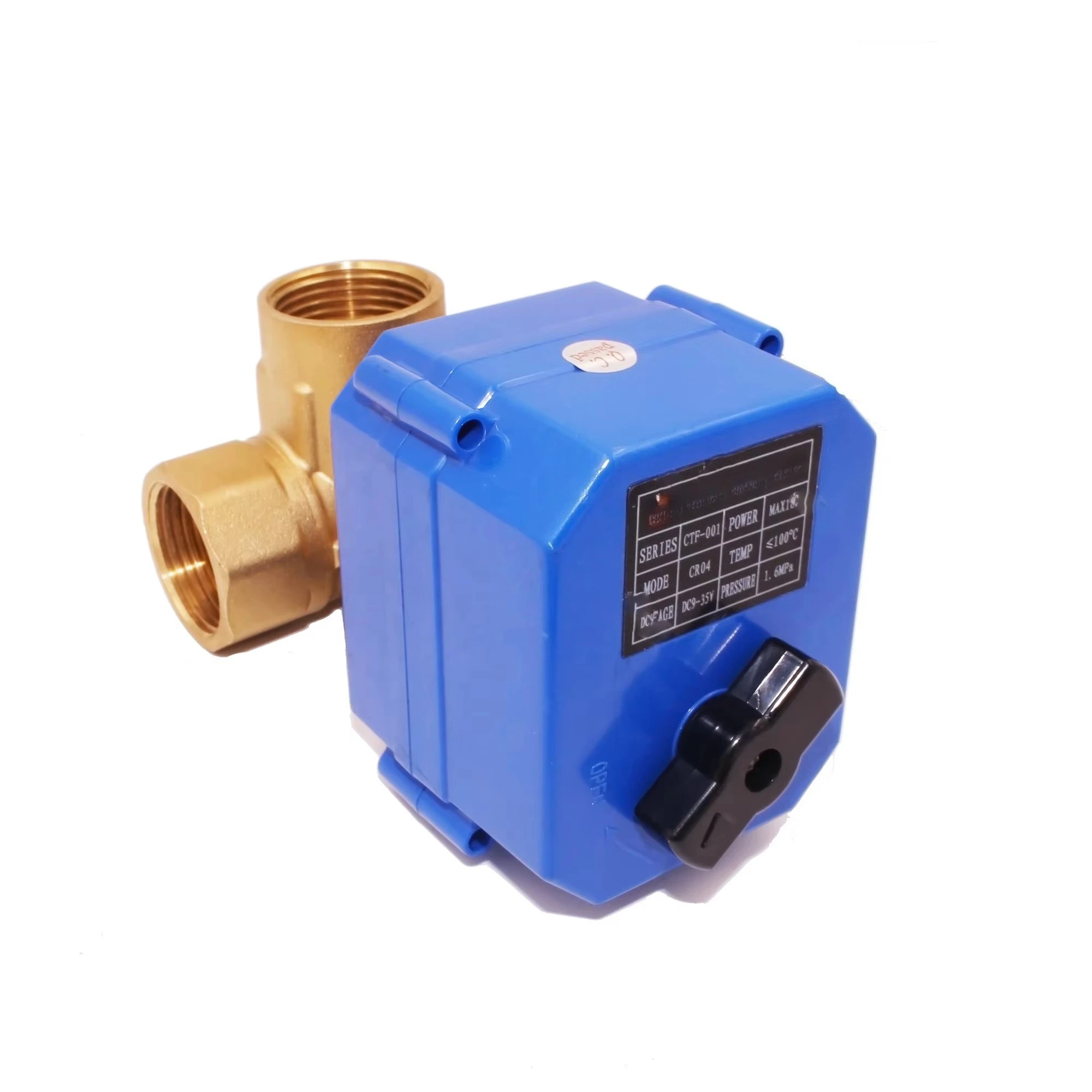Motorized Actuator BSP NPT Electric Ball Valve 2 Way 3 Way Stainless Steel PVC Electric 3 Way Control Valve