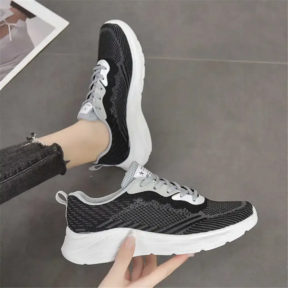 Size 40 Thick-heeled White Women's Sports Shoes Vulcanize White Women's Summer Sneakers Tennis Brands Items Type Nice