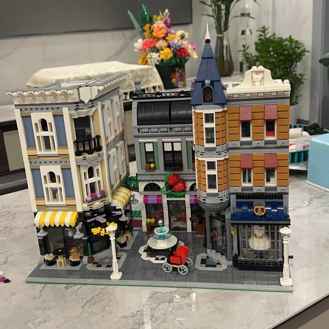 

4016 шт. сборочные квадратные строительные блоки, квадратные строительные блоки, модель для мальчика, строительные блоки, игрушки для девочек на день рождения, Рождество