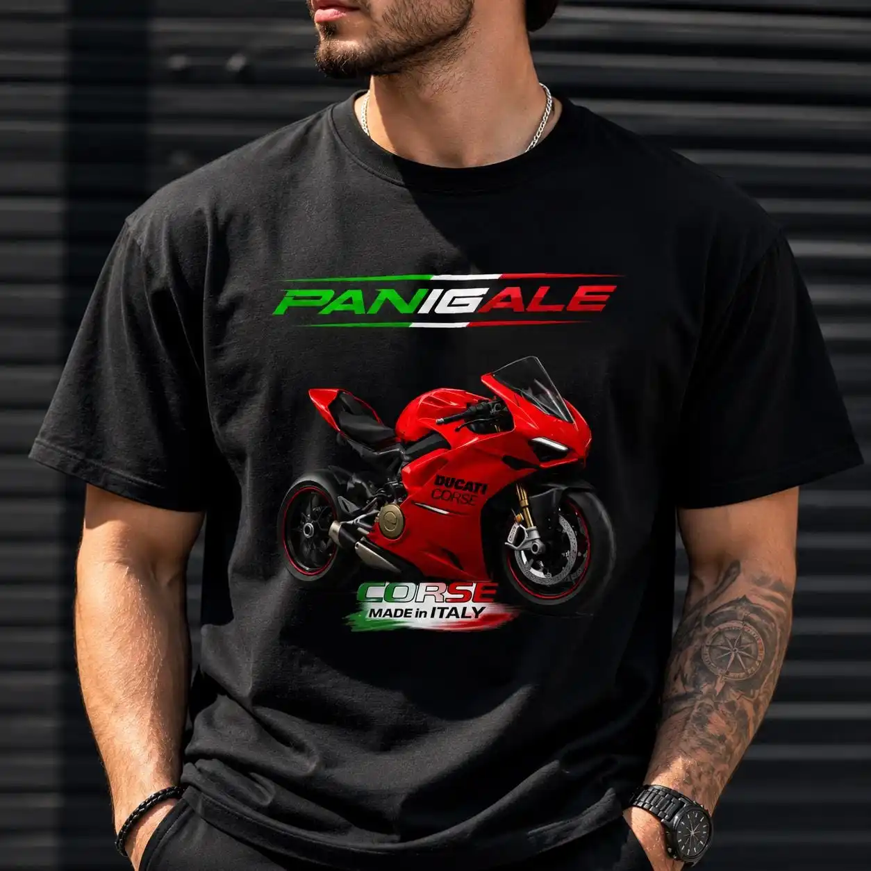 2026 New Ducati Motor Oversized Unisex Streetwear T Shirt Red Sport Bike Front Print Black Tee Italian Racing Biker Casual Tops
