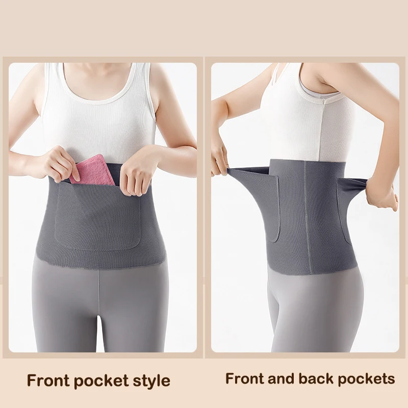 Inner Wear Elastic Thermal Waist Support Cloth High Elastic Kneepad High Elastic Waist Belt Thermal Warmer