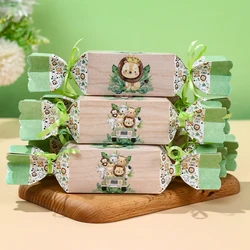 6Pcs Jungle Animals Candy Boxes Safari 1st Wild One Birthday Party Decorations Kids Jungle Forest Theme Baby Shower Boy Supplies