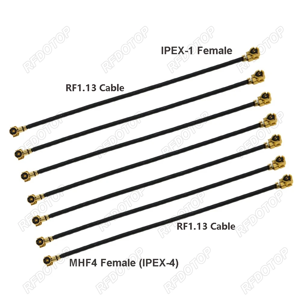 5PCS/lot WIFI Pigtail Ufl/IPX/IPEX1 to MHF4/IPEX4 Female Connector RF1.13 Cable Pigtail Cable for Router 3G 4G Modem