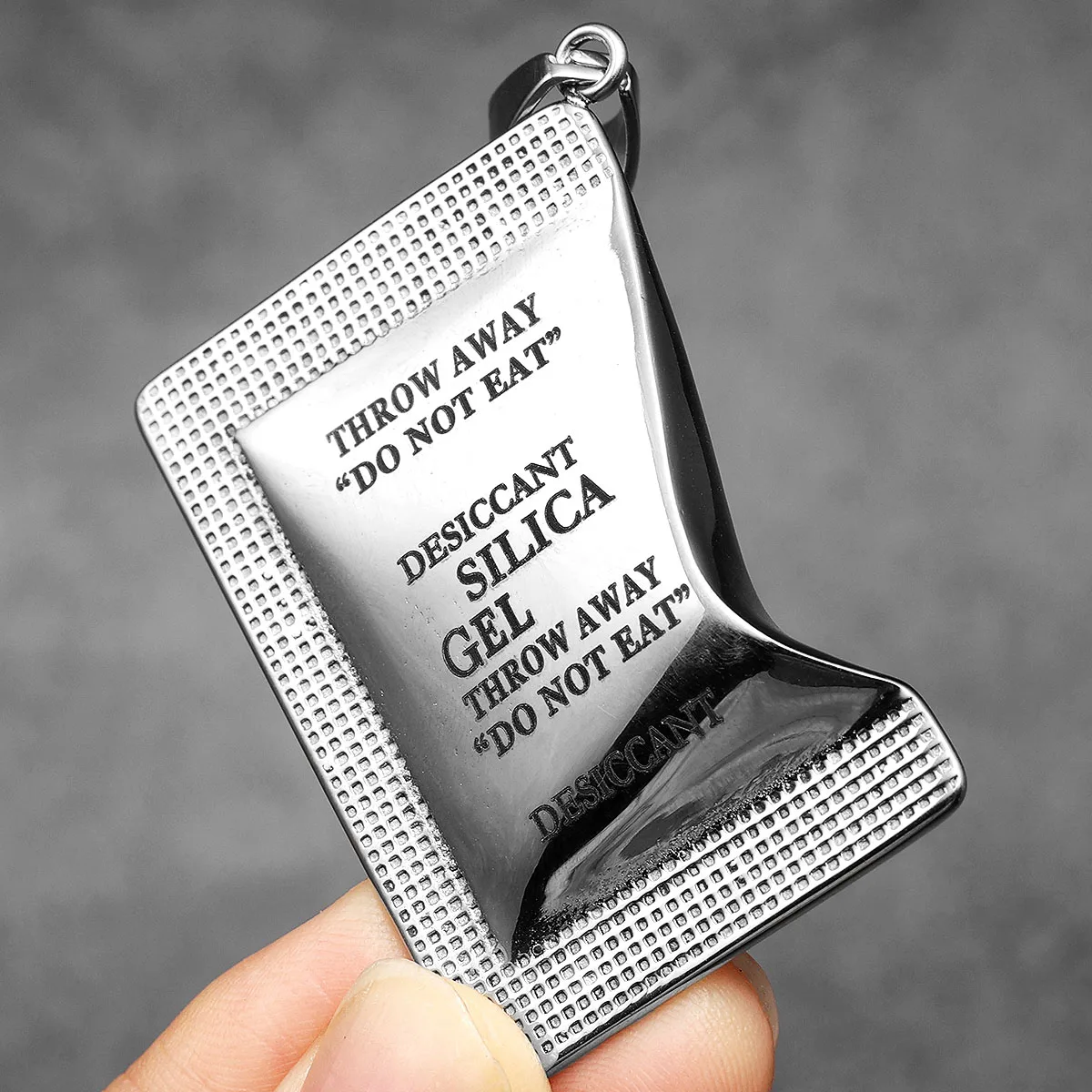 Desiccant Model Mężczyźni Naszyjniki Z Wisiorkiem Biżuteria Ze Stali Nierdzewnej Dla Mężczyzn Kobiet Unikalne Punk Hip Hop Akcesoria Prezent Hurtownia