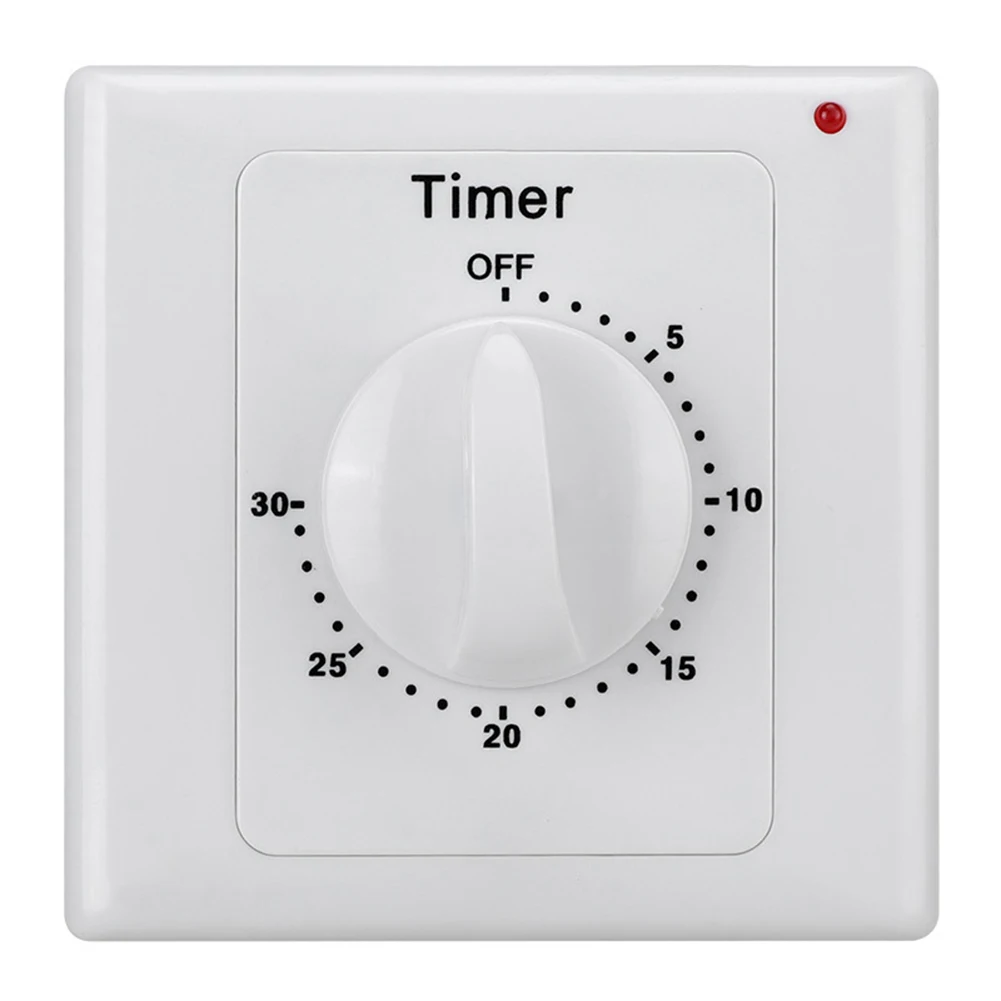 Mechanical and Electronic Timer Switch with Countdown Function for Household Devices High Accuracy and Easy Operation