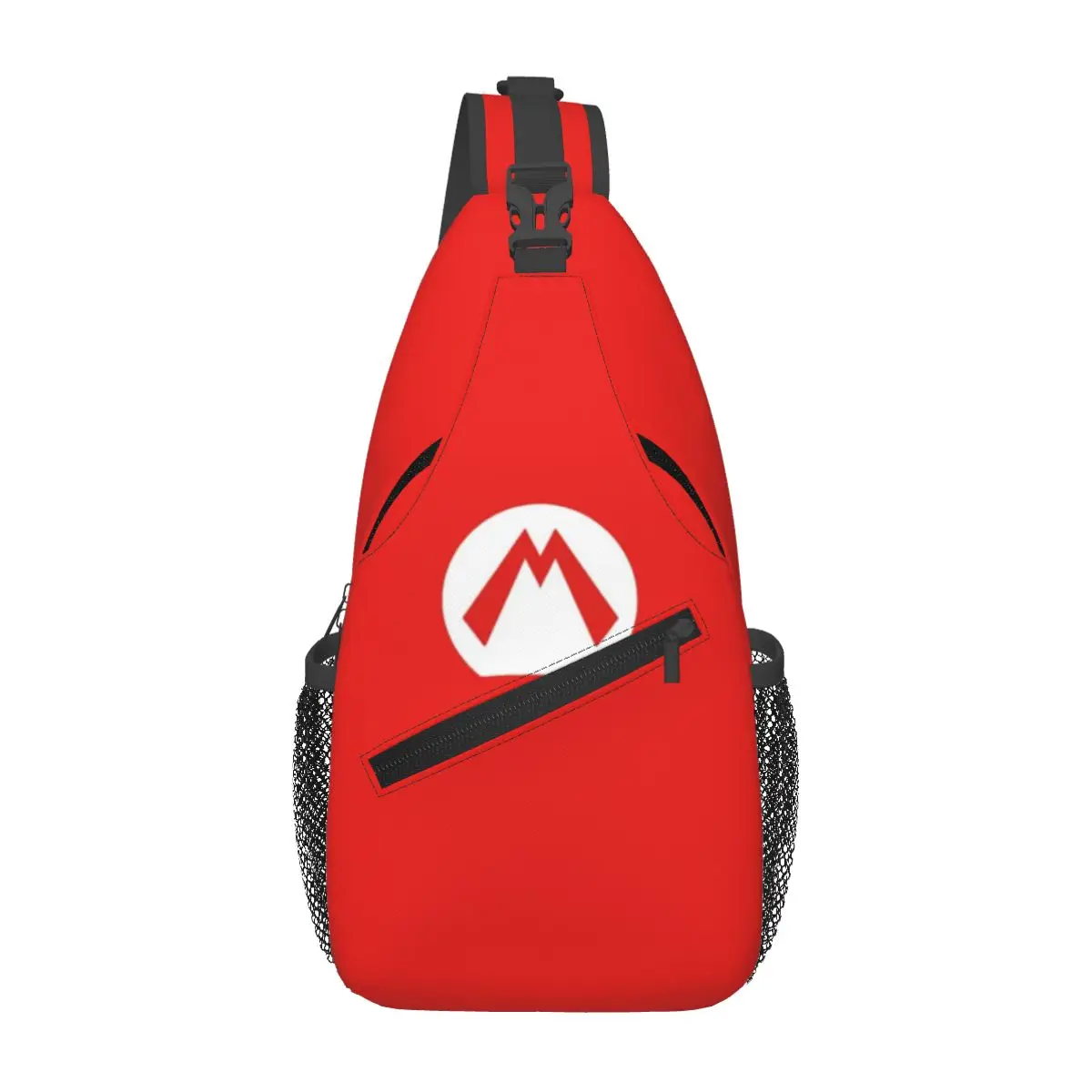 Trendy M-Mario cross chest bag diagonally, a fashionable backpack designed specifically for outdoor sports and daily travel