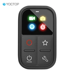 YOCTOP-Télécommande intelligente Bluetooth avec support de anciers et poignet, compatible avec GoPro Hero13, 12, 11, 10, 9, 8 Max