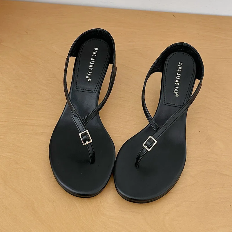 

Summer Designer Wedges Women Slippers Flip Flops Fashion High Heels Sandals Female Buckle Strap Slides Slippers Shoes For Lady