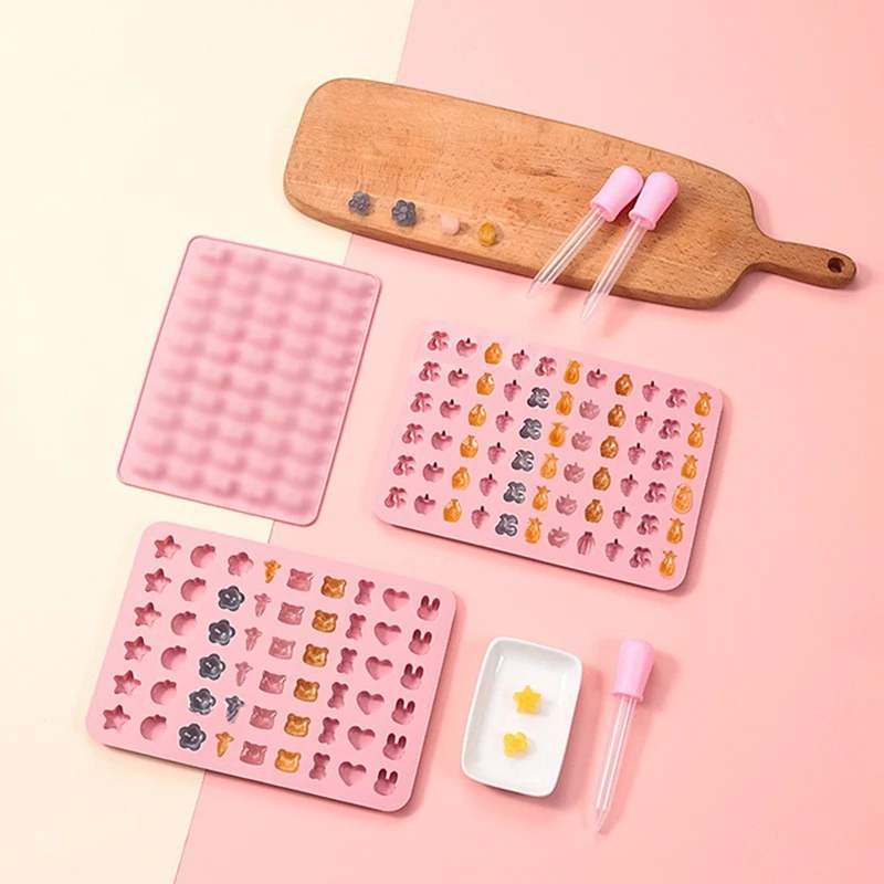 Animal Fruit Silicone Sobremesa Molde, Self-Made Food, Jelly Drop, DIY