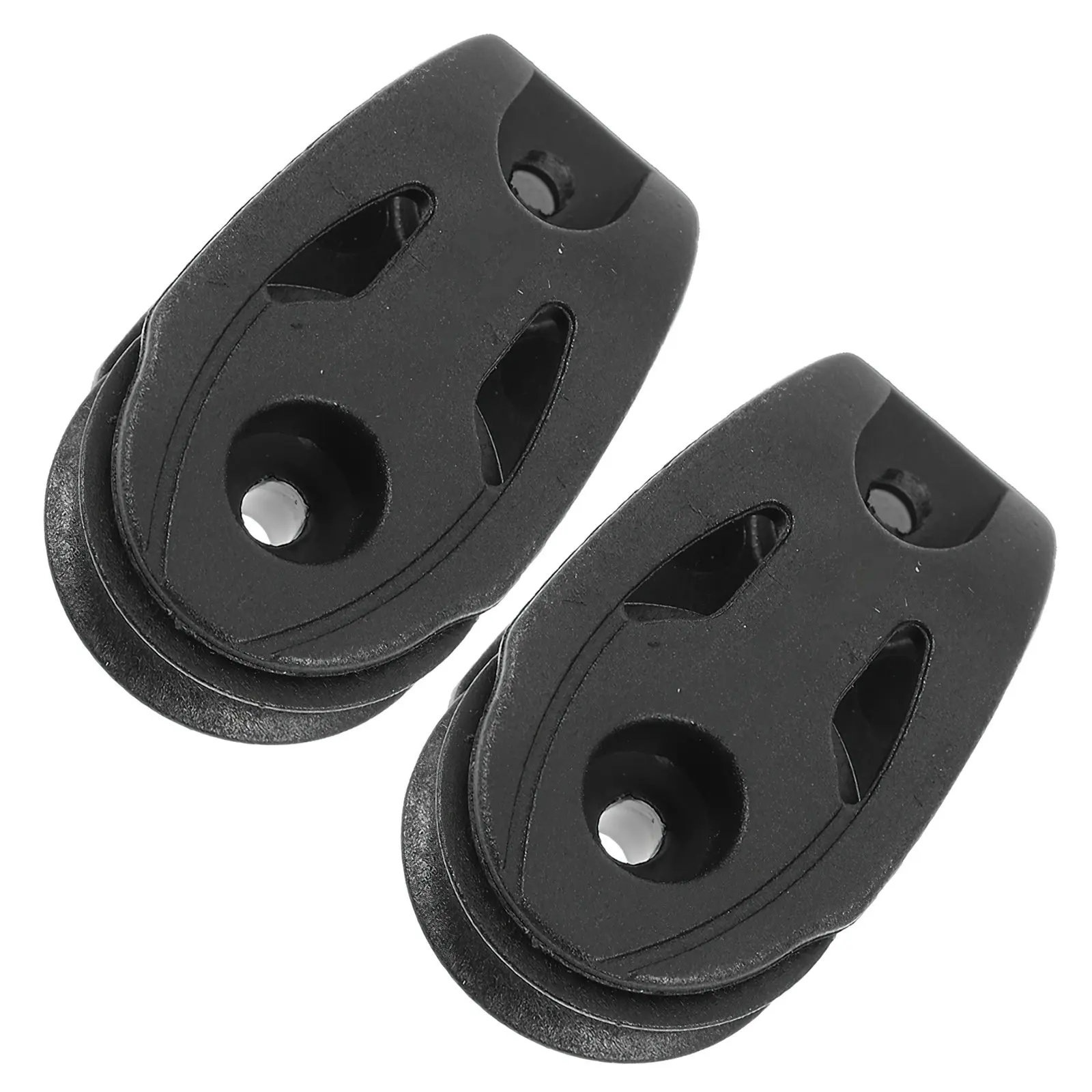 2 Stück Einzelrolle aus Nylon, verschleißfest, für Segelrolle, Kajak, Marine-Hebesystem, Kajak-Stabilisator-Kit