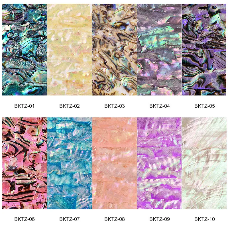 Adhesive 3D Nail Shell Sticker Abalone Shell Fragments Flakes Sequins For Manicure Nails Art Decoration Design Supplies Material