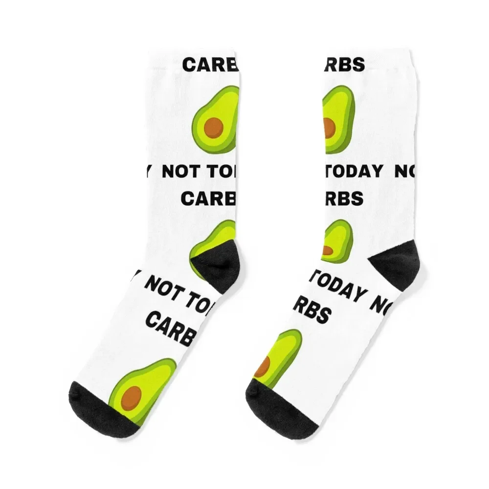 

Keto Diet Not Carbs Today Avocado Lovers Socks Running fashionable Woman Socks Men's