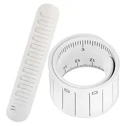 Wearable Notepad Silicone Wrist Band Reusable Reminder Bracelet Waterproof to Do List Stap and Ruler Erasable For Plans Schedule