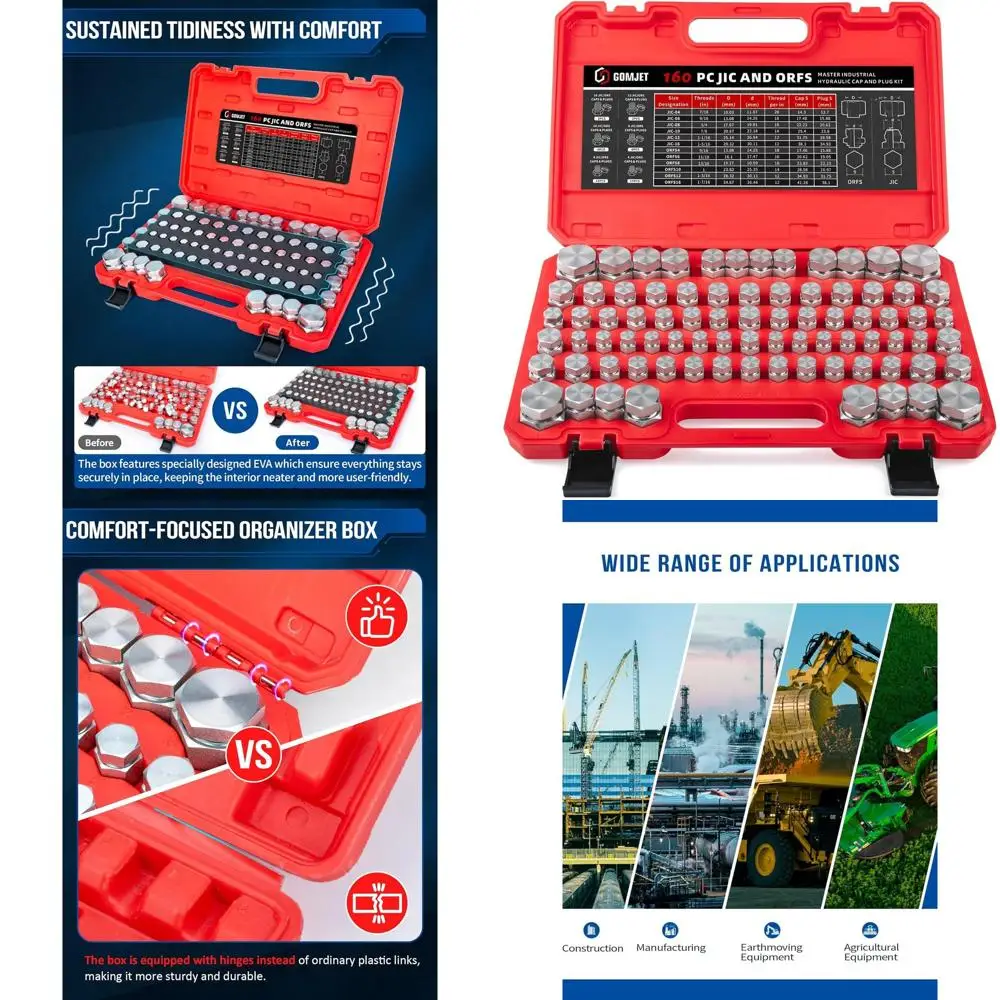 

Комплект гидравлических фитингов - прецизионная резьба, размеры 4, 6, 8, 10, 12, 16