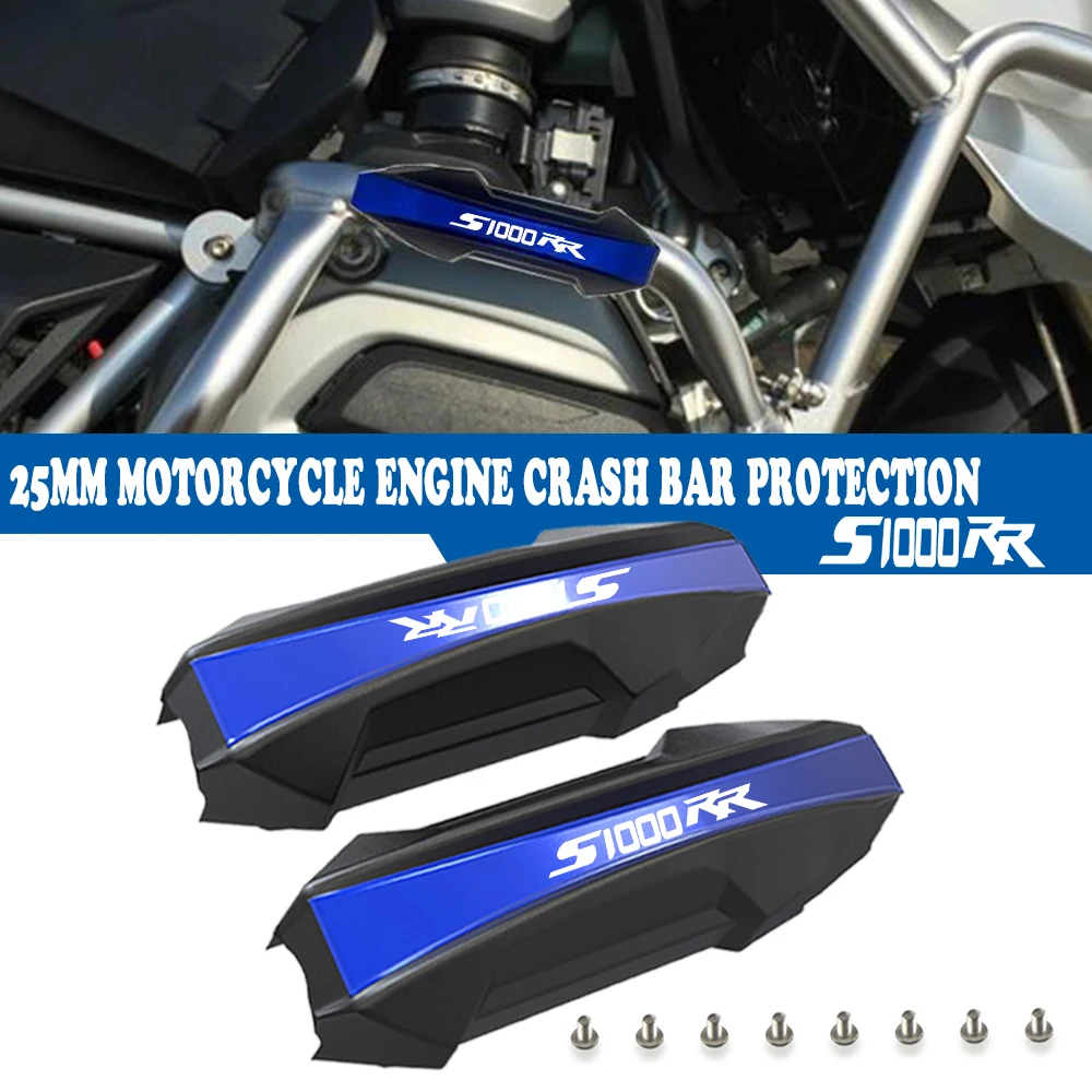 

25MM Motorcycle Engine Guard Crash Bar Bumper Protector Decorative Block For BMW S1000R S1000RR S1000XR S1000 R/RR/XR 2023 2022