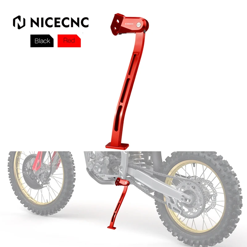 

NICECNC For Honda CRF250R CRF450R 2013-2024 Motorcycle Aluminum Kickstand Side Stand CRF250RX CRF450RWE 2024 CRF 250R 450R 250RX
