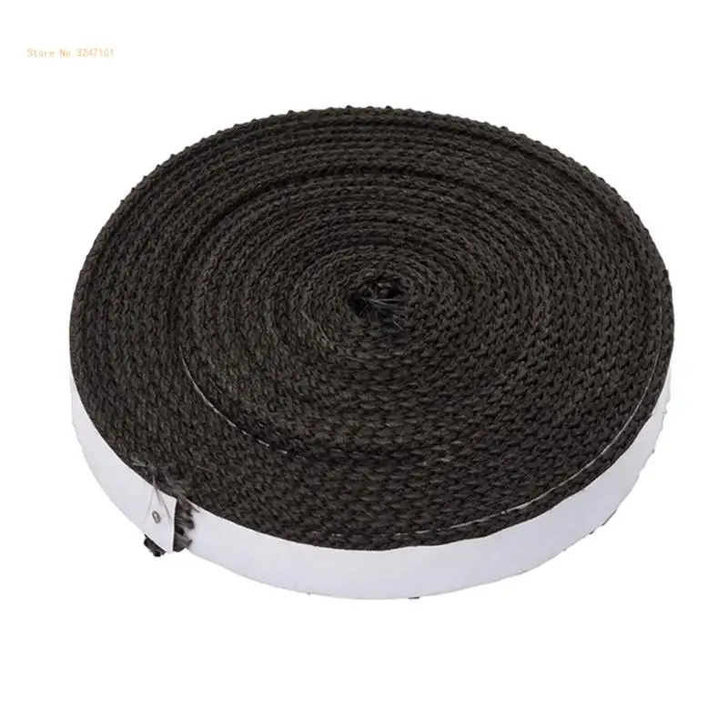 

Heat Resistant Seals High Temp Grill Gasket Grill Seals Replacement Fiber Material Perfect for Outdoor Cooking Grilling Dropship