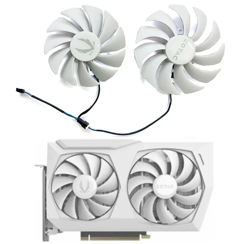 GA92S2U   100/88MM RTX 3060 GPU FAN For ZOTAC RTX 3060、3060TI、RTX 3070、3070TI Video card cooling fan