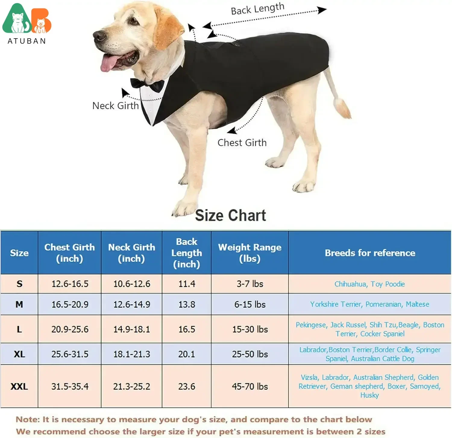 Dog costume large dog tuxedo with detachable,dog wedding costume suitable for large and medium dogs,golden retrievers, labradors