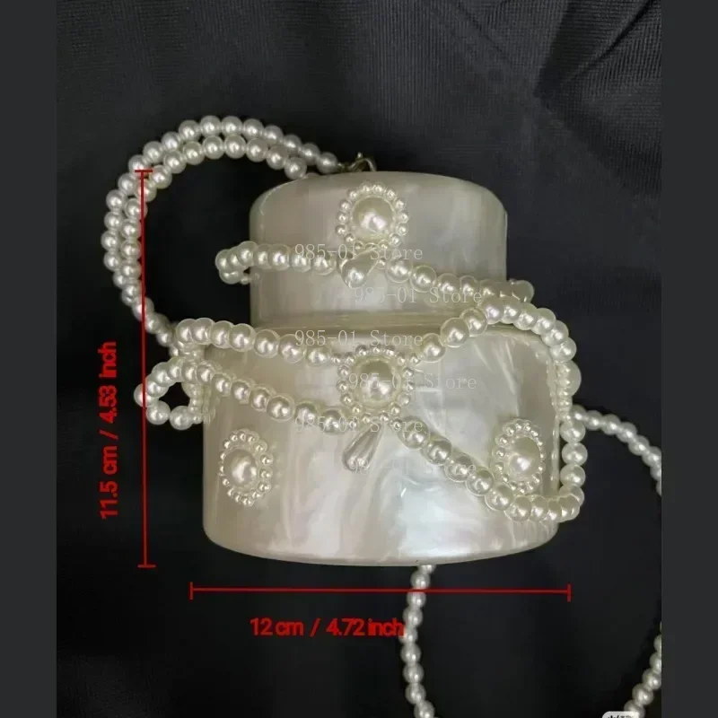 Luxury glitter mini evening purse with pearl detail, idealforwedding, bridal events, prom, birthday and dinner parties for women
