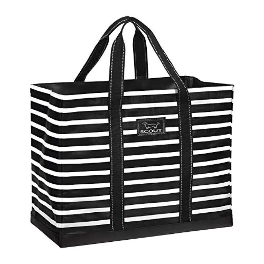 

Original Deano Tote Large Durable Lightweight Open Top Beach Pool Lake Bag with Inside Zip Pocket Designed for Easy Storage and