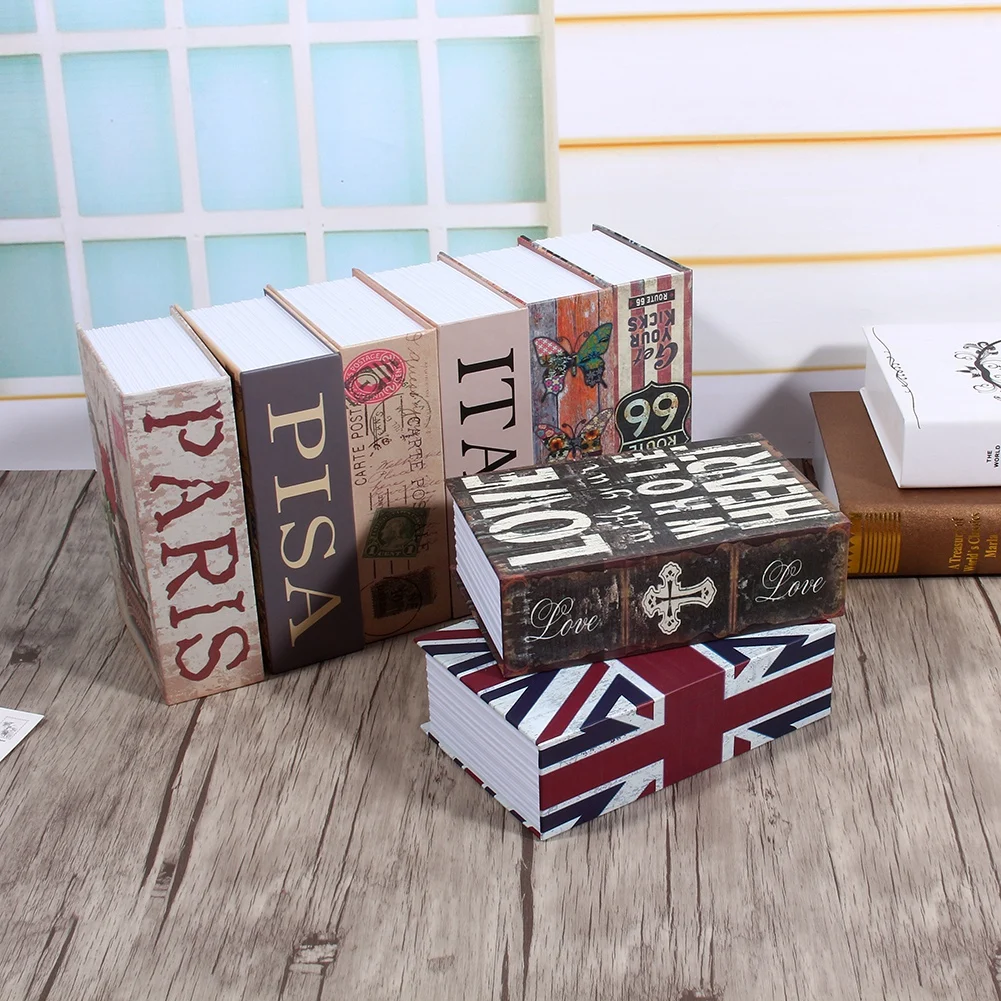 Dictionary Book Secret Safe Security Box Money Cash Jewelry Lock Box
