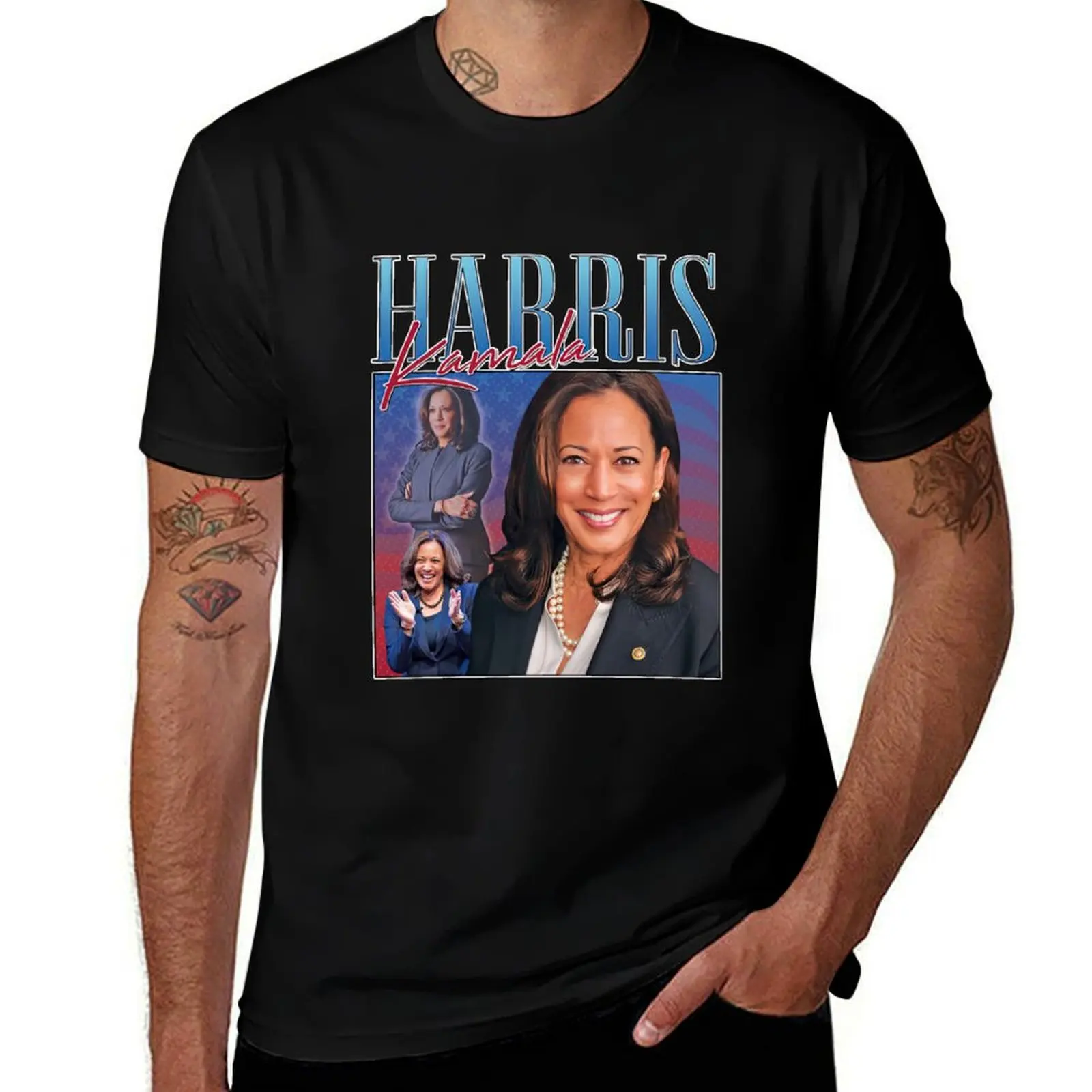 Kamala Homage Harris T-Shirt Durable Work Wear T-Shirt